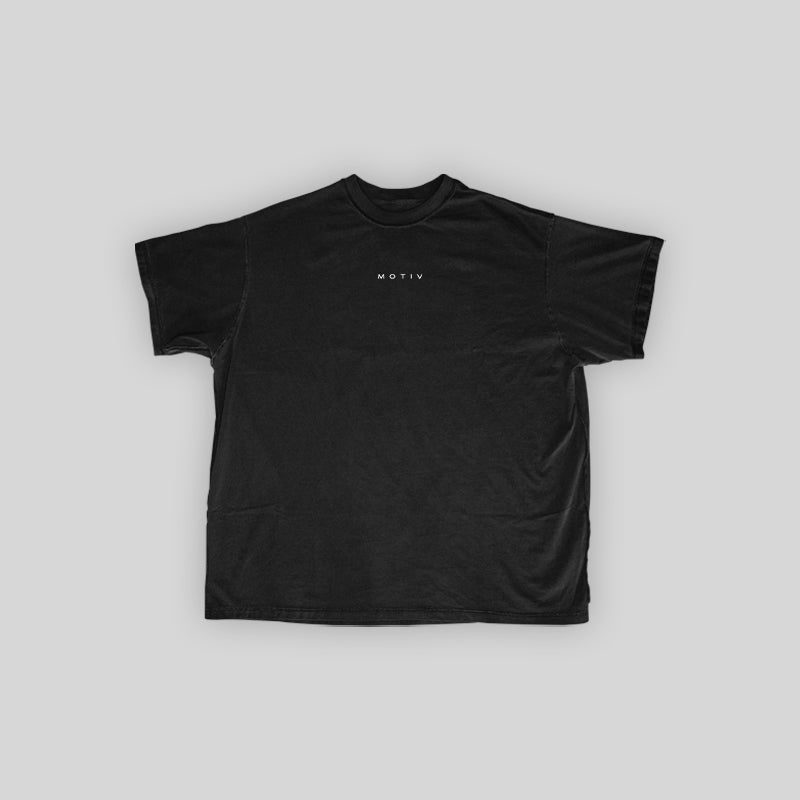 ANGEL OF GLORY OVERSIZED TEE - BLACK