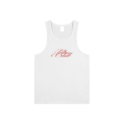 Signature Performance Tank Top - White + Red