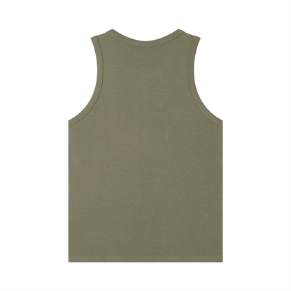 The Hell Hounds Ribbed Tank - Army Khaki