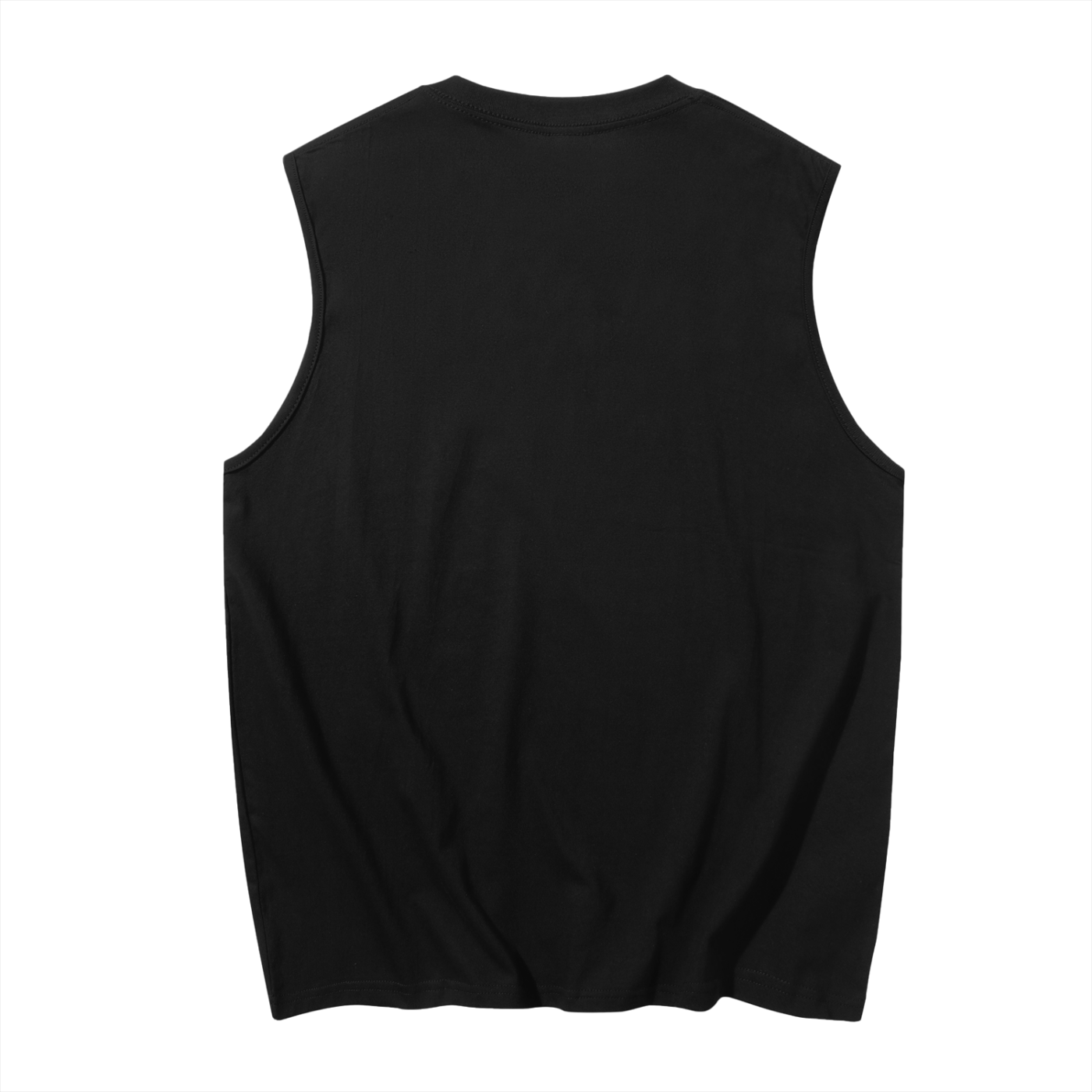Chroma Sleeveless Tank Top - Black