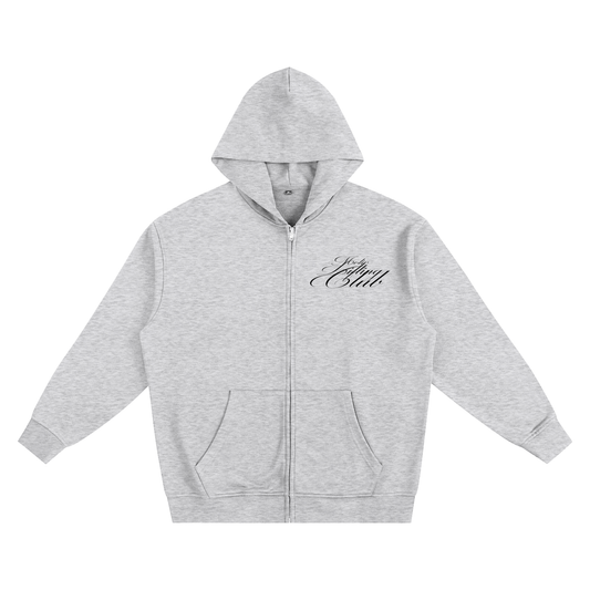 Signature Heavyweight Zip-up Hoodie - Grey