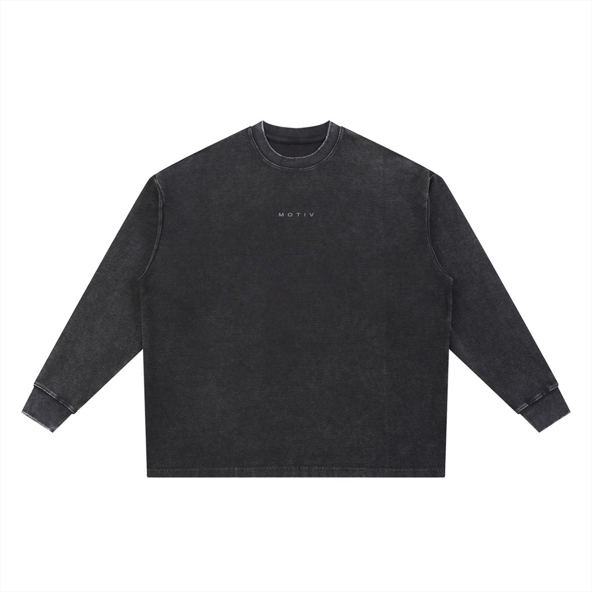The Angel of Glory Waffle Long Sleeve - Mineral Wash